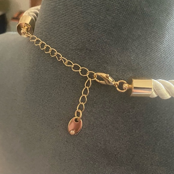 FREE PEOPLE /THRONES SPIRAL GOLD NAUTILUS SHELL ROPE NECKLACE- NWOT - Picture 9 of 10